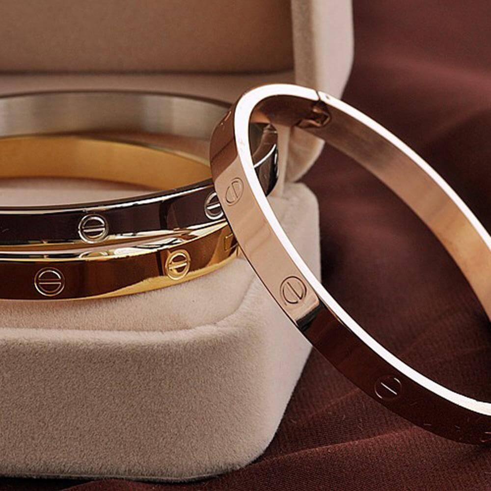 اسوارة كارتير ستانلس ستيل بناتيه اسواره متوفر 3 لون