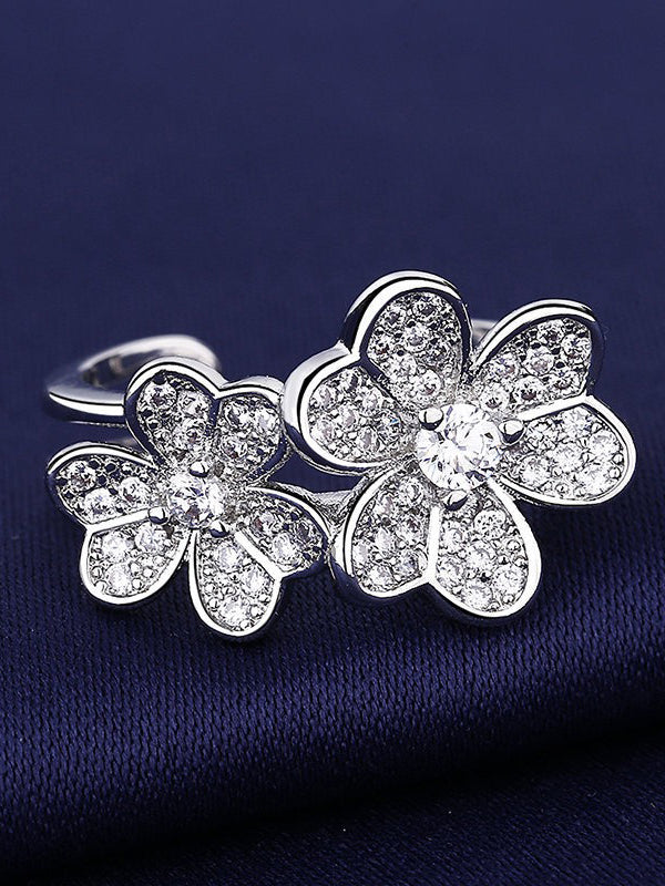 خاتم فان كليف زركون فلاورز خواتم van cleef