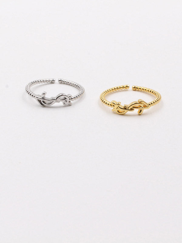 خاتم ايف سان لوران ميتال خواتم ysl