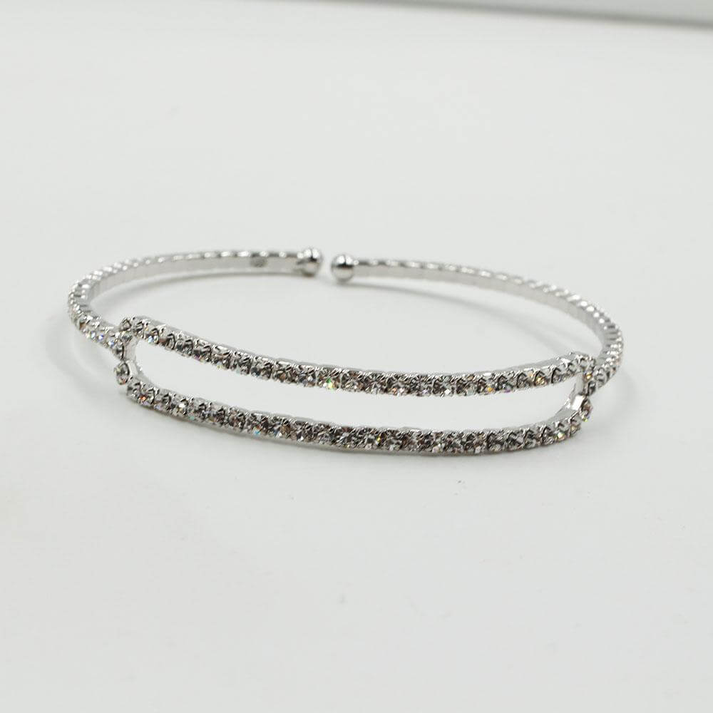 اسواره ميسيكا كريستال messika فضي