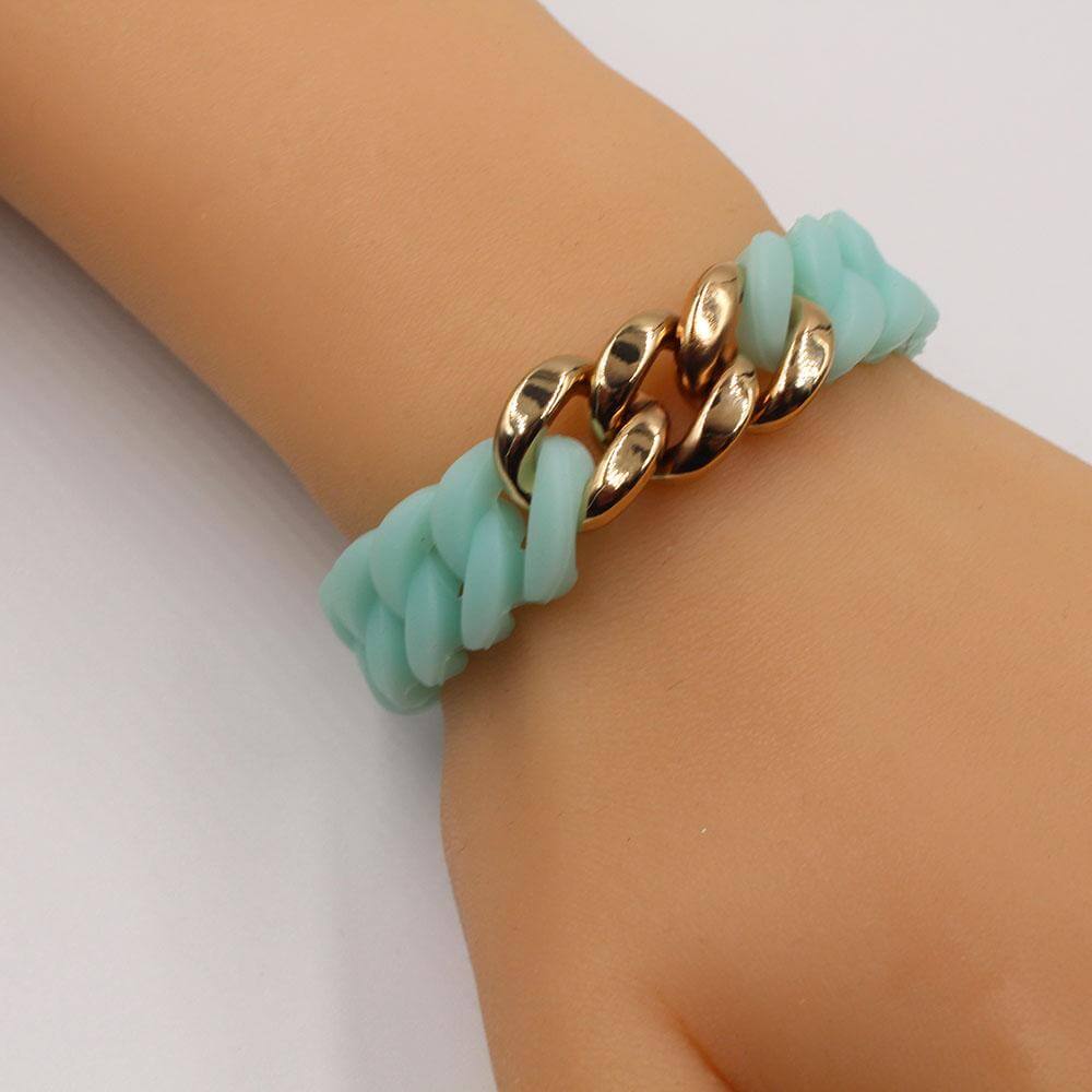 اسوارة سيلكون ملونه اسواره متوفر 5 لون تركواز