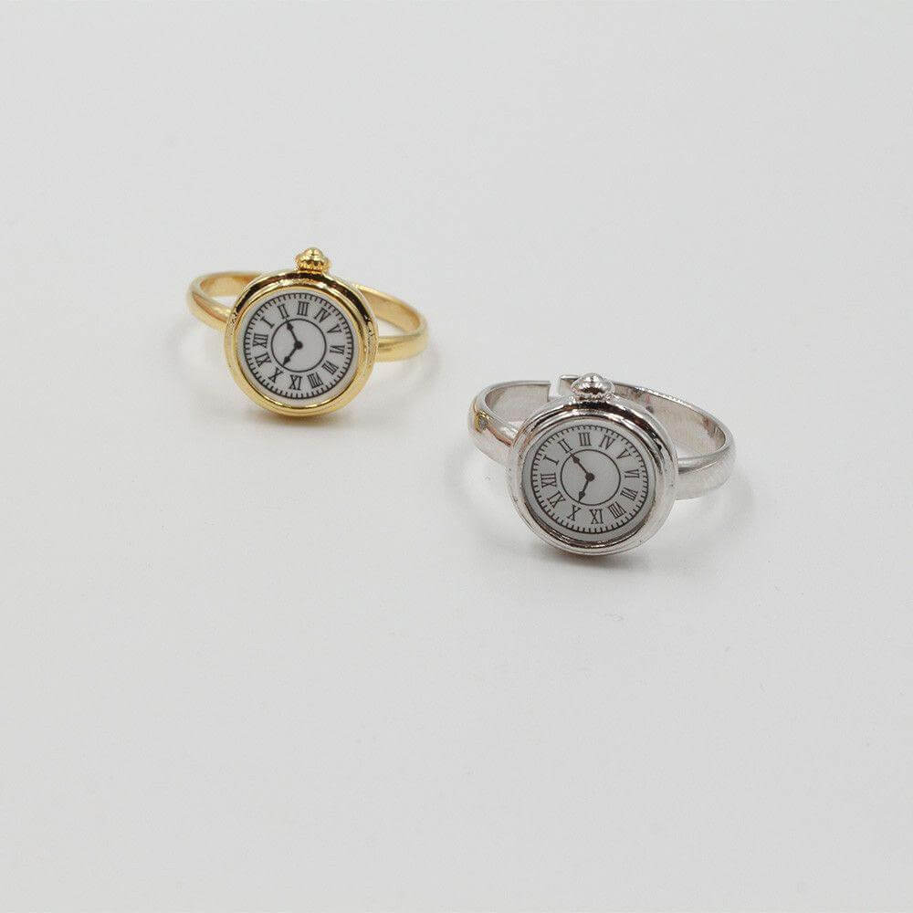 خاتم ساعه حجم صغير خواتم متوفر 2 لون