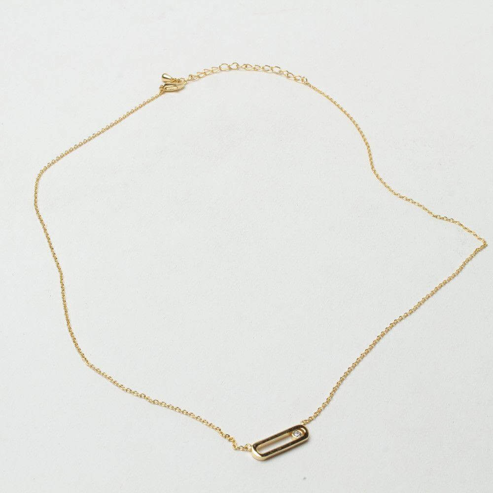 سلسال ميسيكا بفص ناعم كوري messika ذهبي