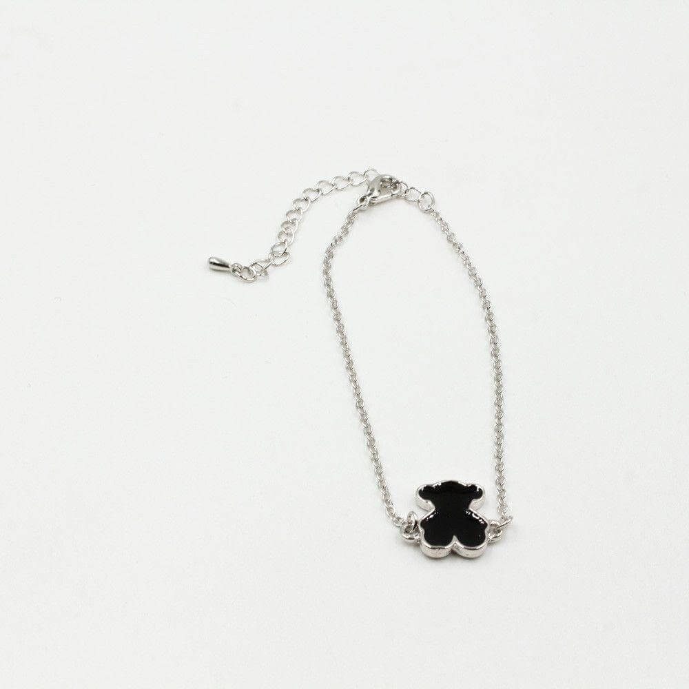 اسواره توس بلاتينق اسواره دبدوب اسود فضي