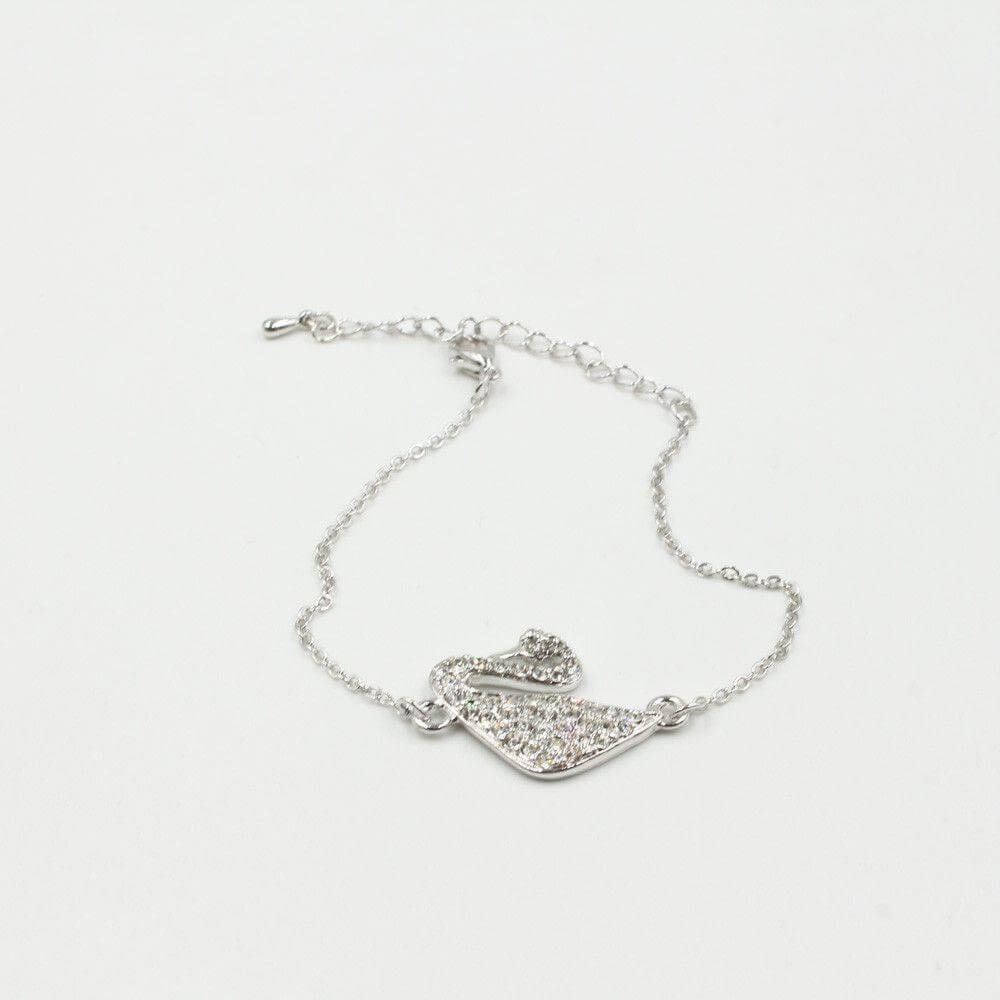 اسواره وزه كرستال اسواره متوفر 5 لون فضي