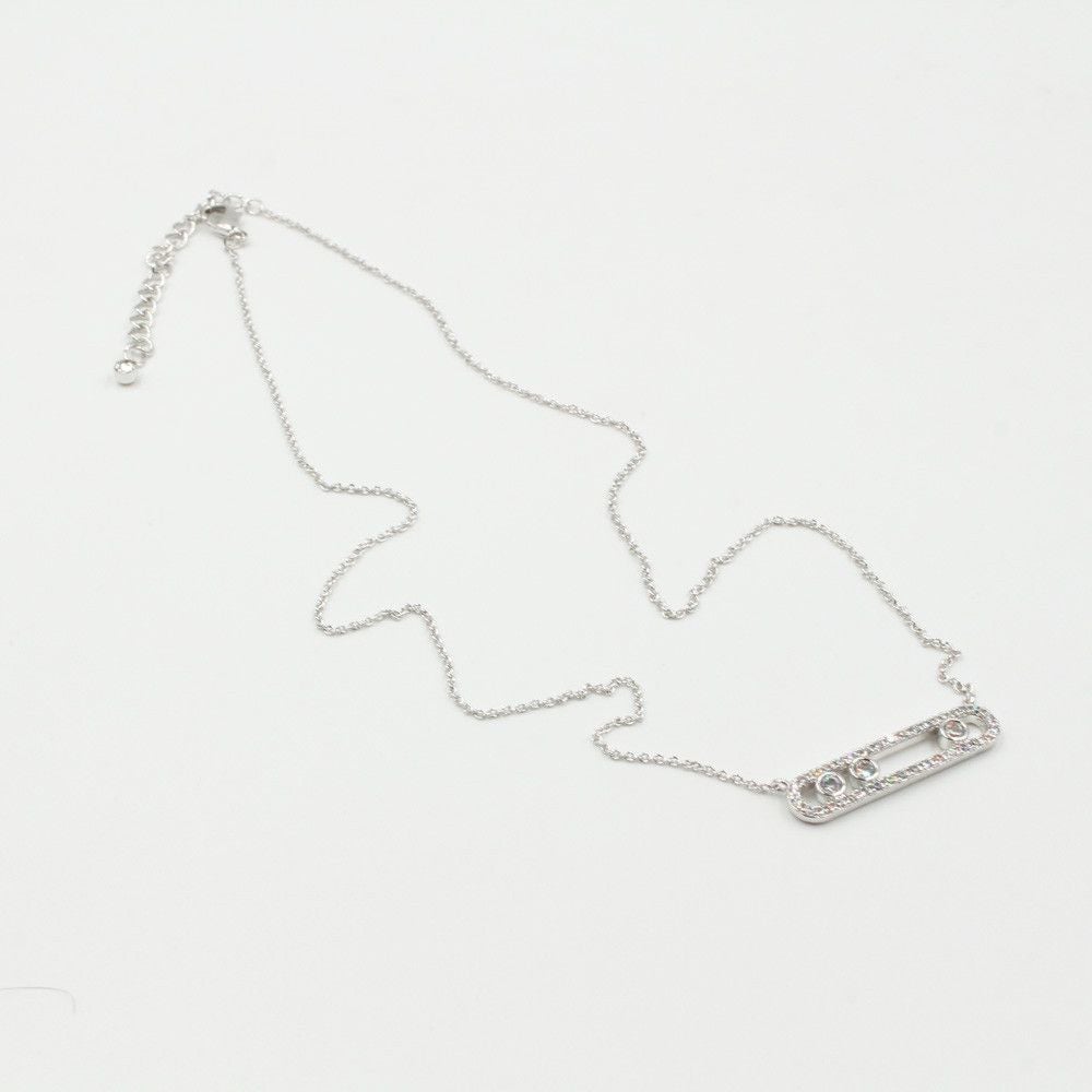 سلسال ميسيكا زركون messika فضي