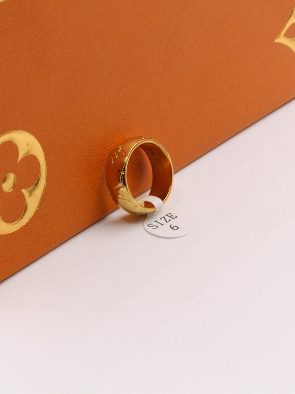 دبلة لويس فيتون ذهبي LV خواتم louis vuitton