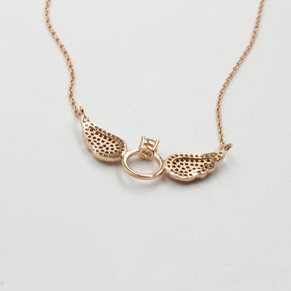 سلسال تيفاني جناح زركون كبير سلسال tiffany