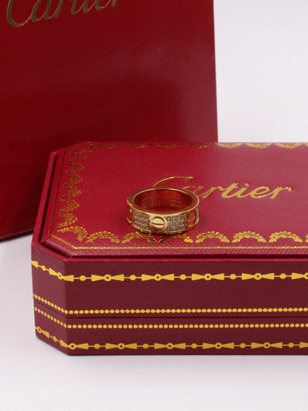 دبلة كارتير لوقو زركون خواتم CARTIER