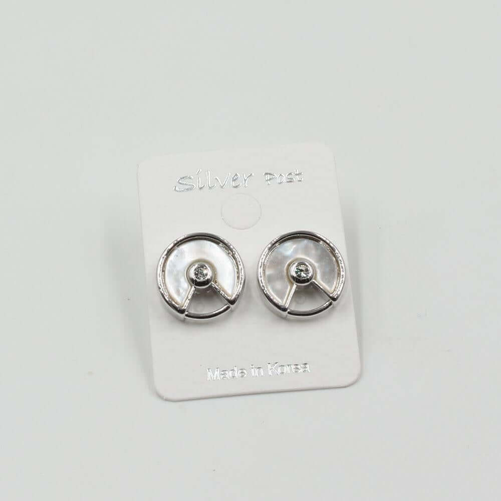 حلق كارتير ملون كوري حلق CARTIER ابيض فضي