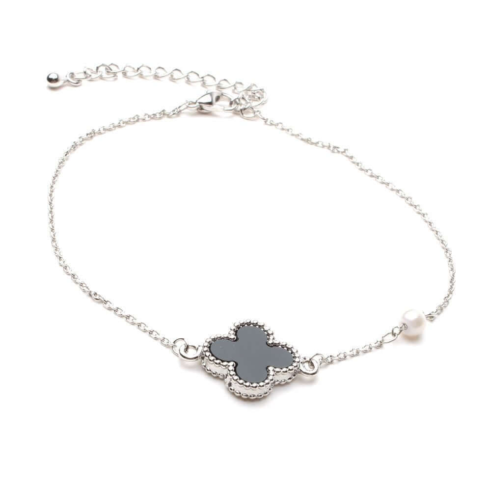 خلخال فان كليف ملون خلخال متوفر 8 لون اسود فضي