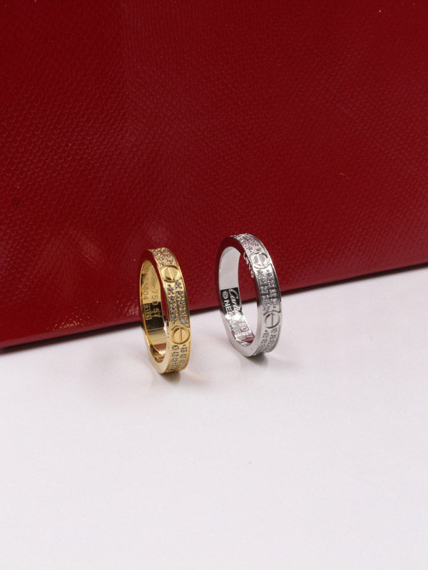 دبلة كارتير لوقو زركون SLIM خواتم CARTIER