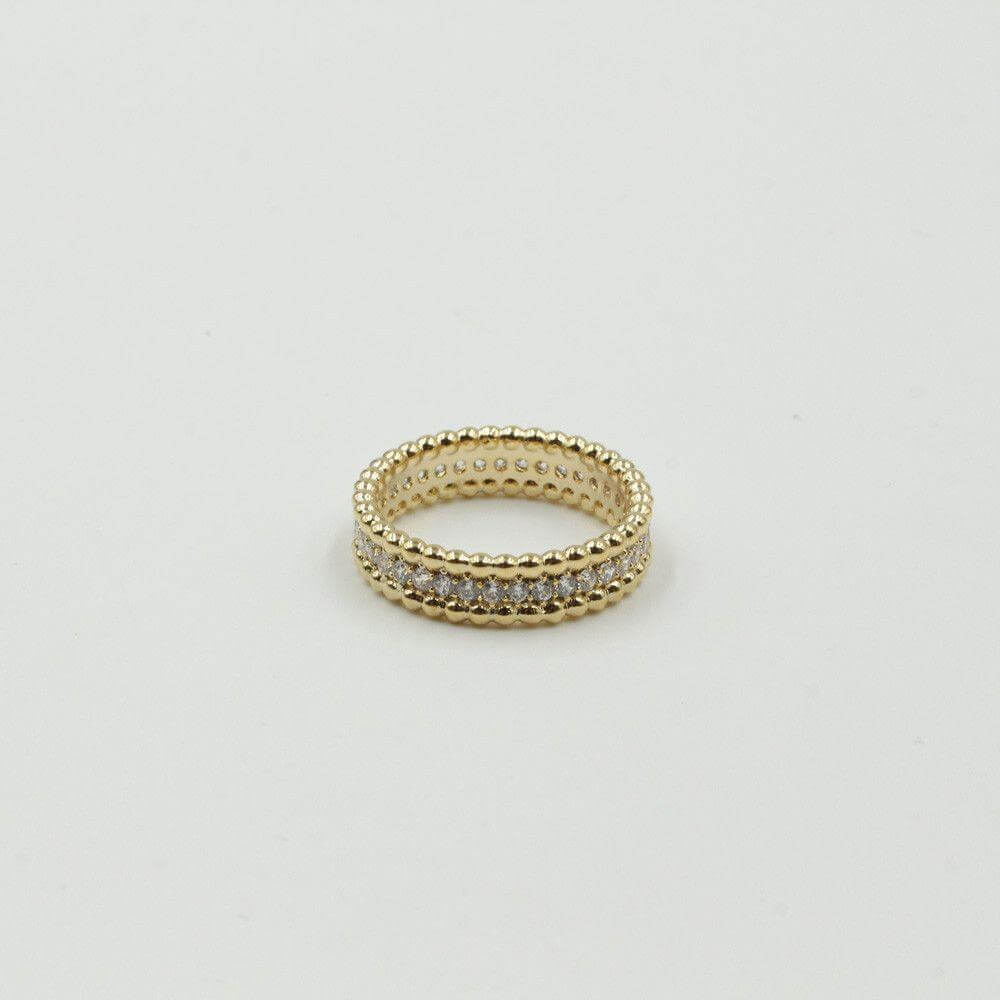 دبله فان كليف مايكرو باف زركون خواتم متوفر 2 لون