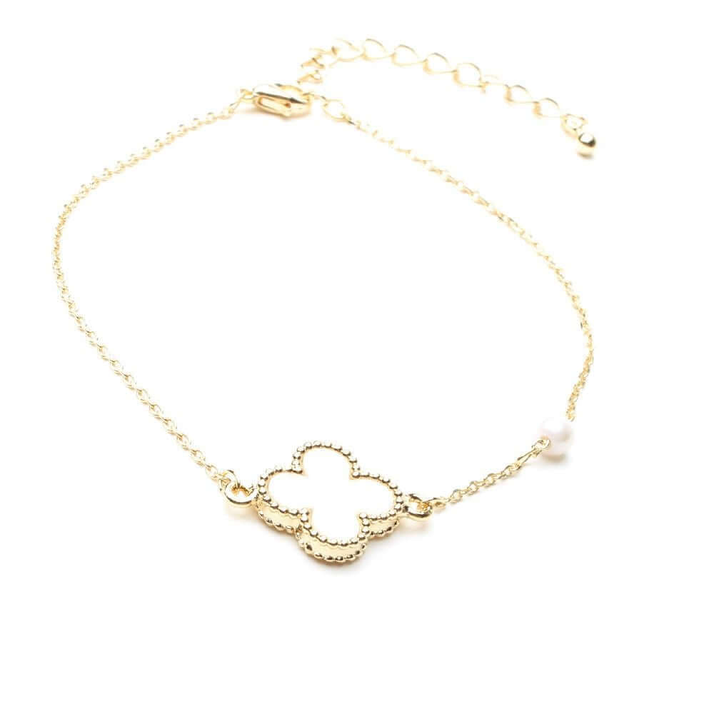 خلخال فان كليف ملون خلخال متوفر 8 لون ابيض ذهبي