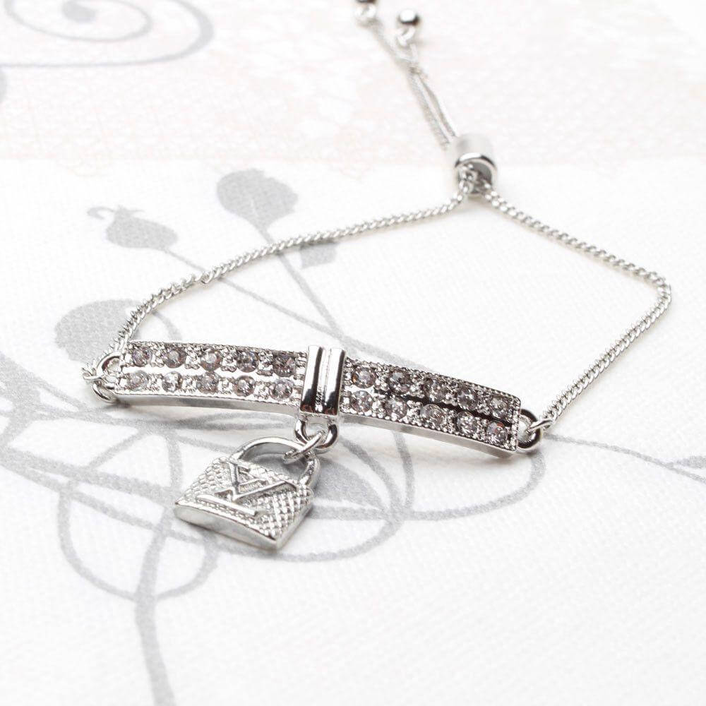 اسواره ال في كرستال سحاب اسواره متوفر 2 لون فضي