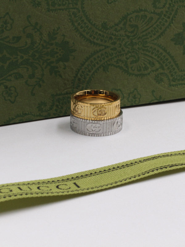 دبلة قوتشي لوقو خواتم gucci