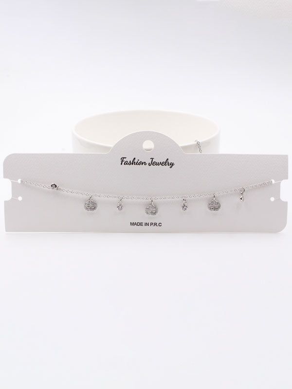 تشوكر قوتشي زركون سلسال gucci فضي