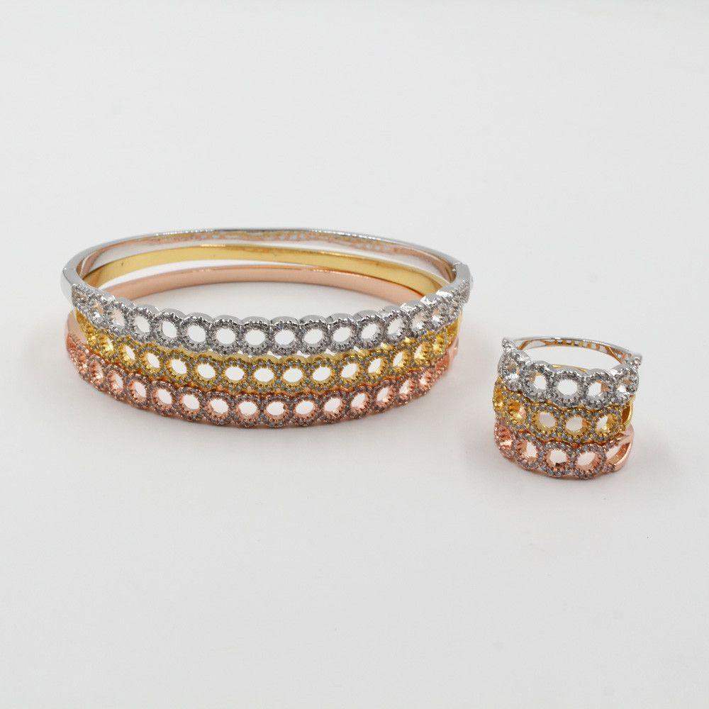 طقم اسواره و خواتم ملونه اسواره متوفر 3 لون ملون 7