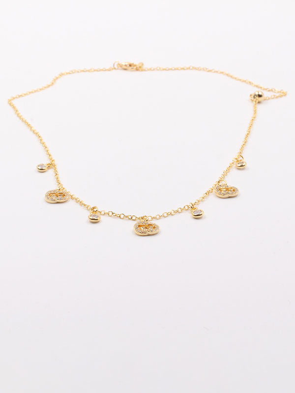 تشوكر قوتشي زركون سلسال gucci