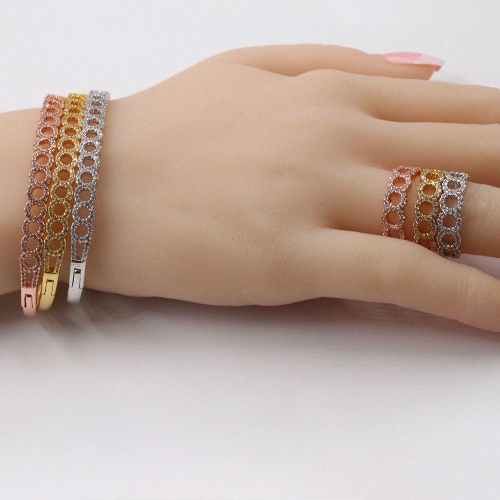 طقم اسواره و خواتم ملونه اسواره متوفر 3 لون