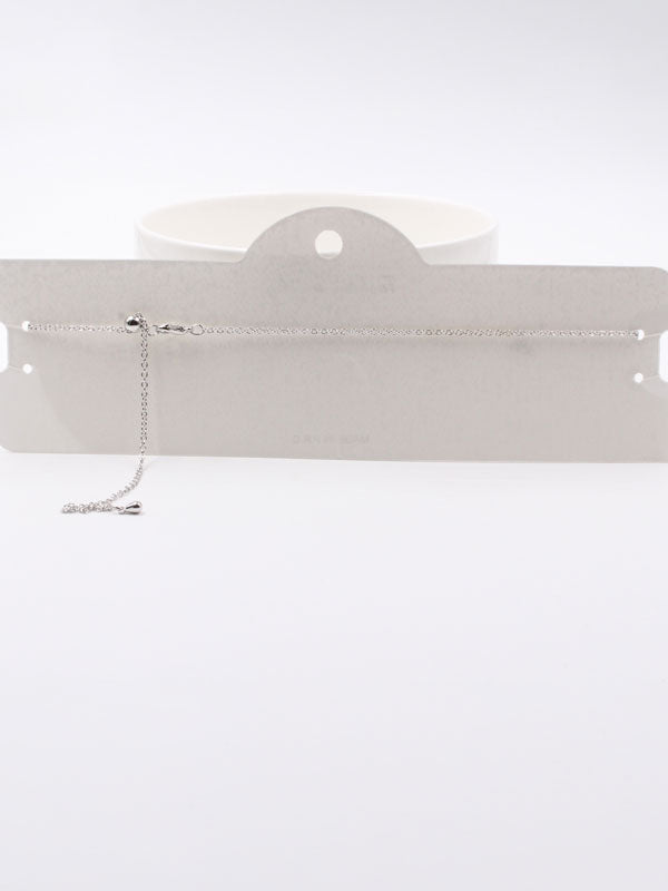 تشوكر فراشة ميتال زركون سلسال Jewel