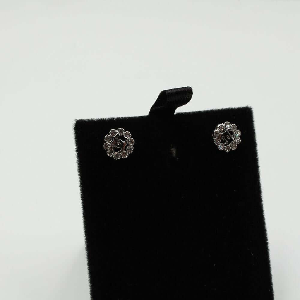 حلق شانيل ناعم مدور حلق chanel