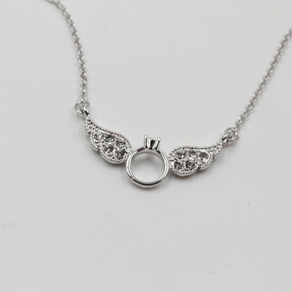 سلسال جناح تيفاني كريستال صغير سلسال tiffany