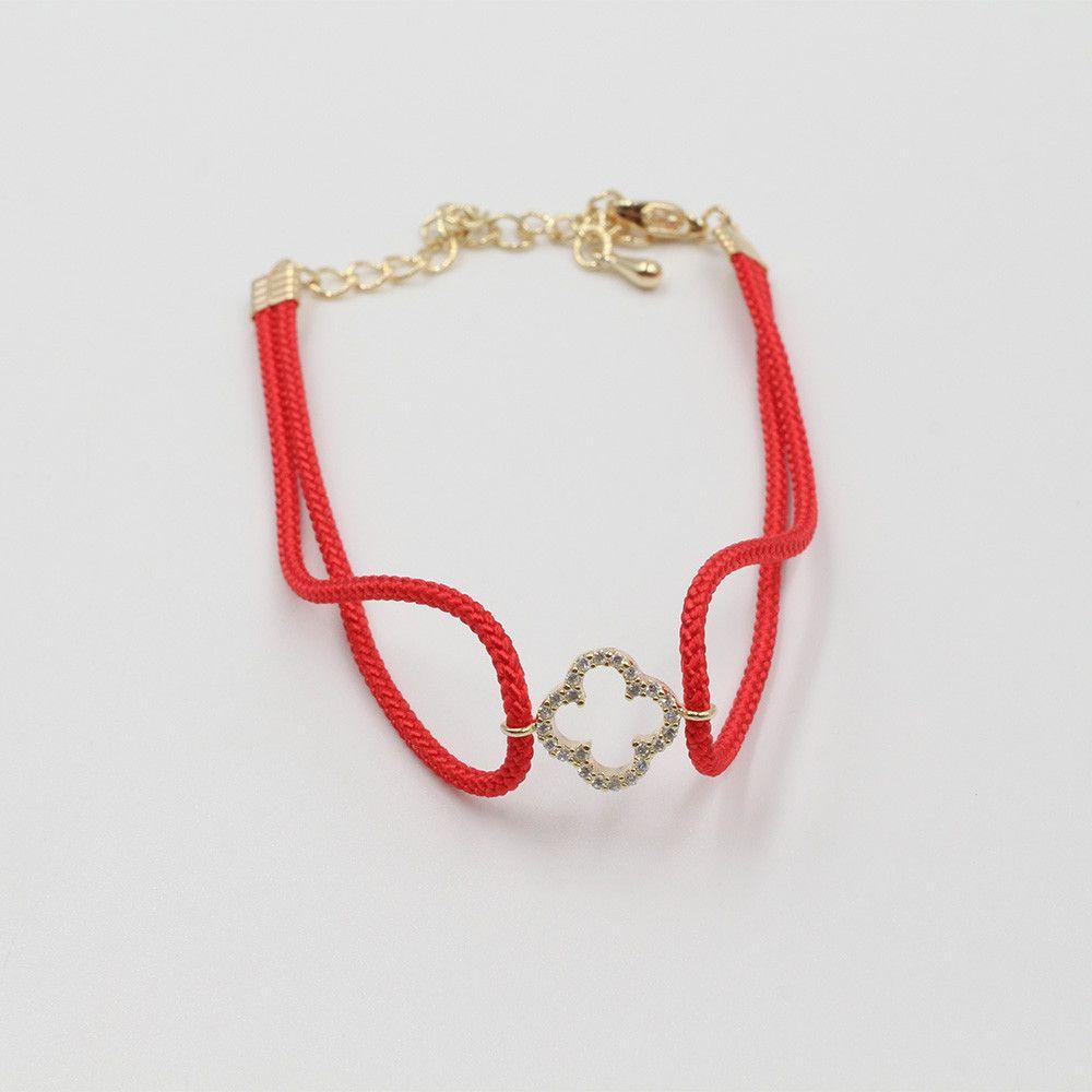 اسواره خيط فان كليف ملون اسواره متوفر 6 لون احمر ذهبي