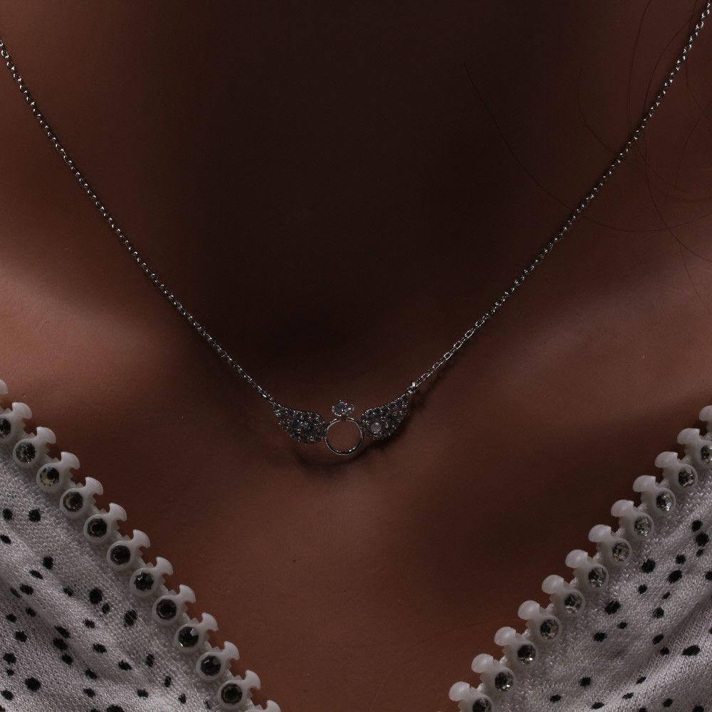 سلسال جناح تيفاني زركون صغير سلسال tiffany