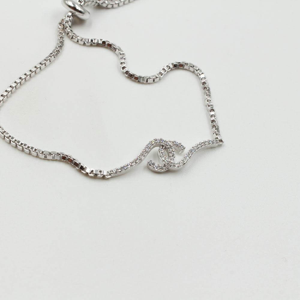 اسواره شانيل سحاب زركون اسواره chanel