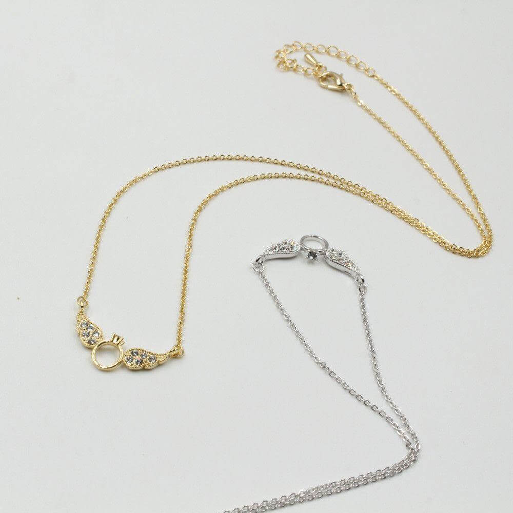 سلسال جناح تيفاني كريستال صغير سلسال tiffany