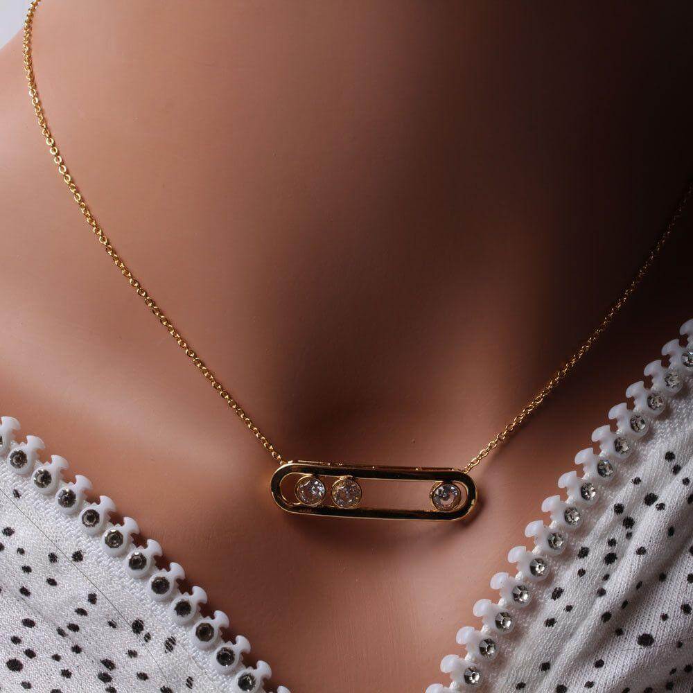 سلسال ميسيكا 3 فصوص messika