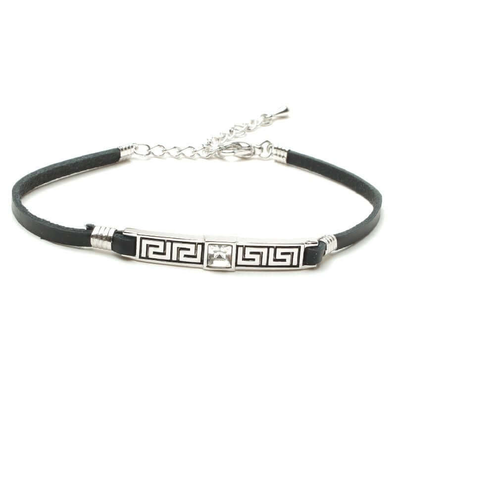 اسواره فيرساتشي جلد اسواره versace اسود فضي