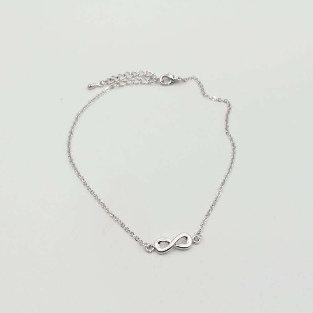 خلخال تيفاني انفينيتي خلخال متوفر 2 لون فضي