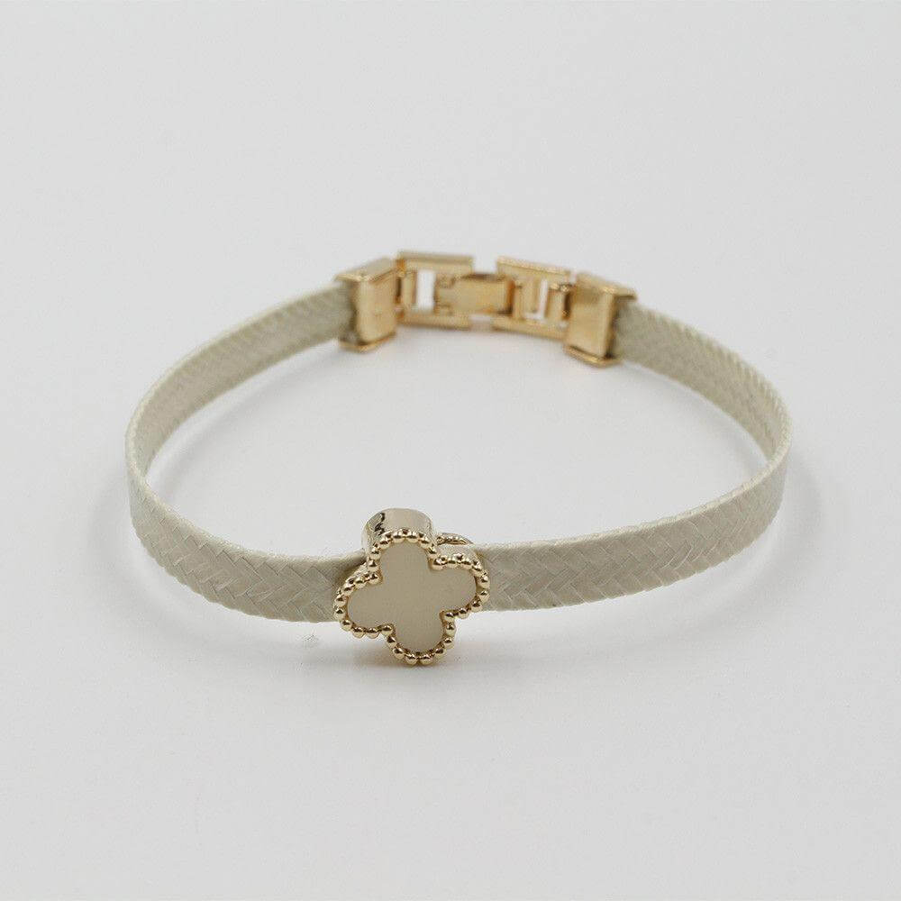 اسواره فان كليف جلد اسواره متوفر 9 الوان بيج ذهبي