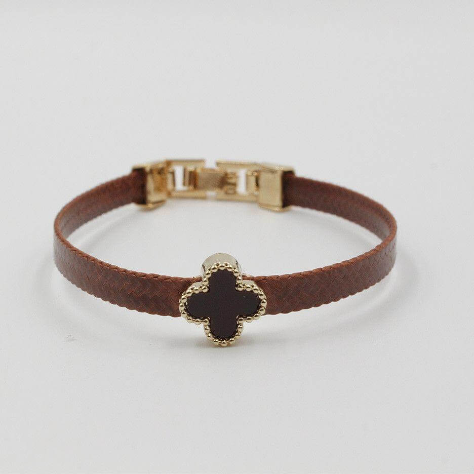 اسواره فان كليف جلد اسواره متوفر 9 الوان بني ذهبي