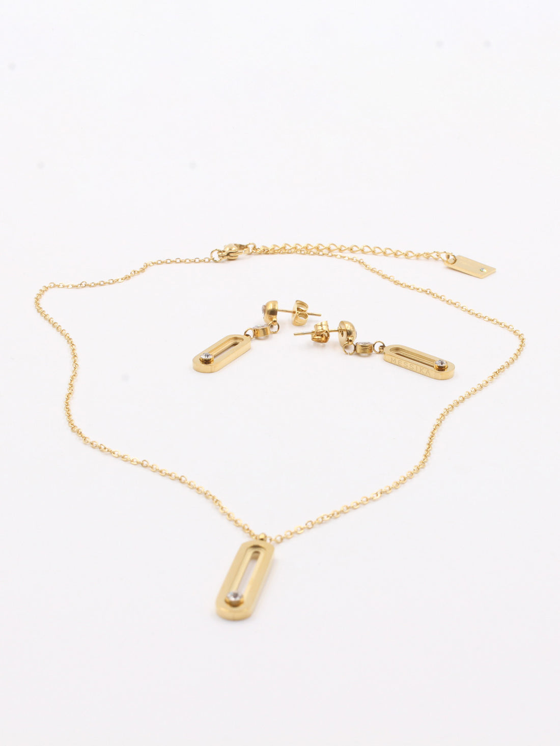 طقم ميسيكا ناعم ذهبي اطقم messika ذهبي