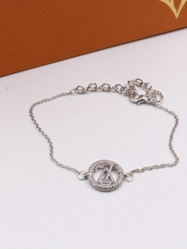 اساور لويس فيتون راوند زركون اسواره louis vuitton فضي