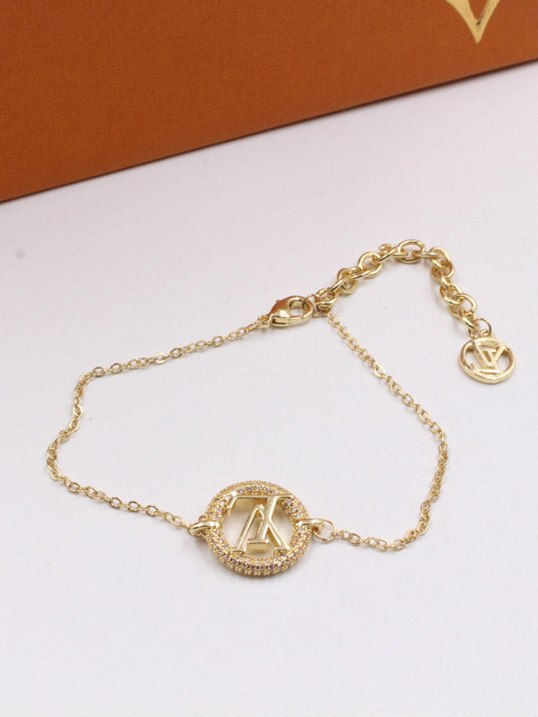 اساور لويس فيتون راوند زركون اسواره louis vuitton ذهبي