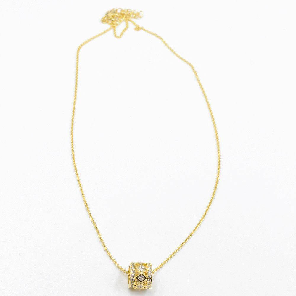 سلسال اسطواني الشكل زركون سلسال متوفر 2 لون