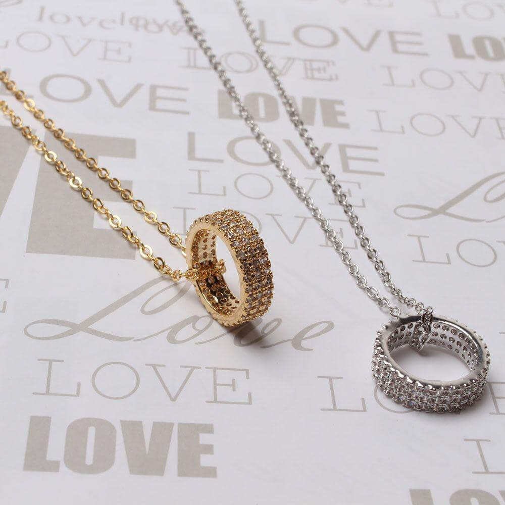 سلسال زركون مدور سلسال متوفر 2 لون