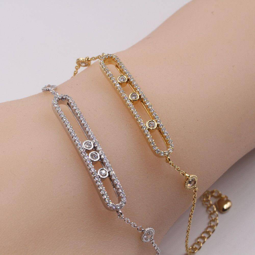 اسواره ماركة ميسيكا زركون متحرك messika