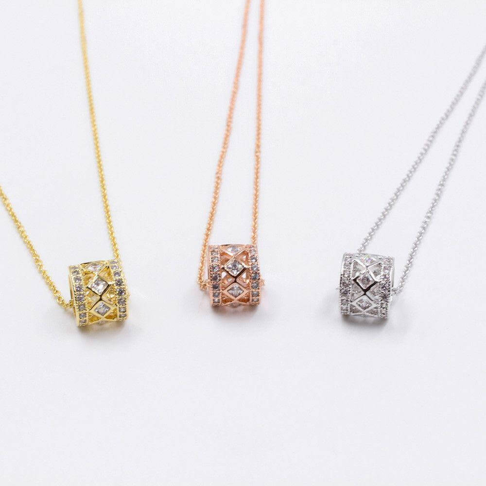 سلسال اسطواني الشكل زركون سلسال متوفر 2 لون