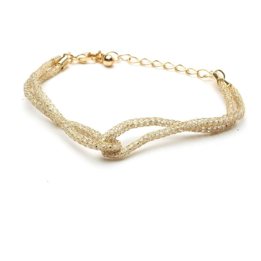 اسواره محشوه كريستال اسواره متوفر 2 لون ذهبي