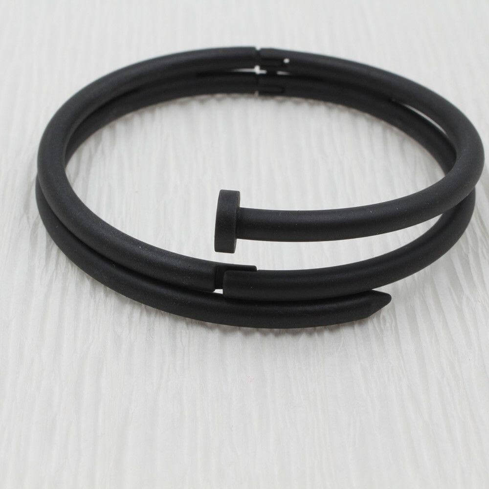 اسواره كارتير مسمار ميتالك اسواره متوفر 4 لون اسود