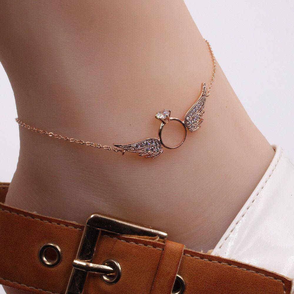 خلخال جناح تيفاني زركون خلاخل متوفر 4 لون