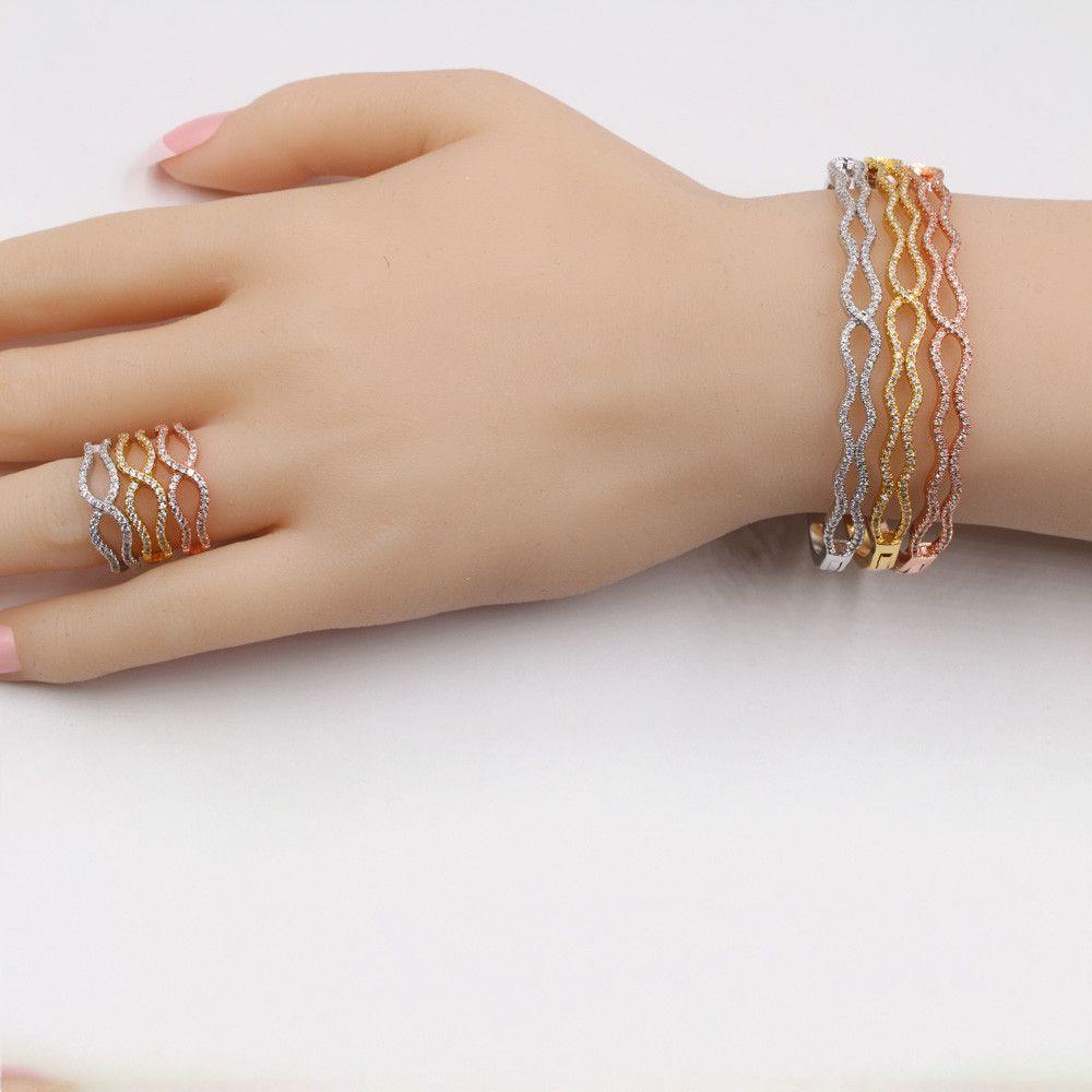 طقم اسواره و خواتم طقم متوفر 3 لون