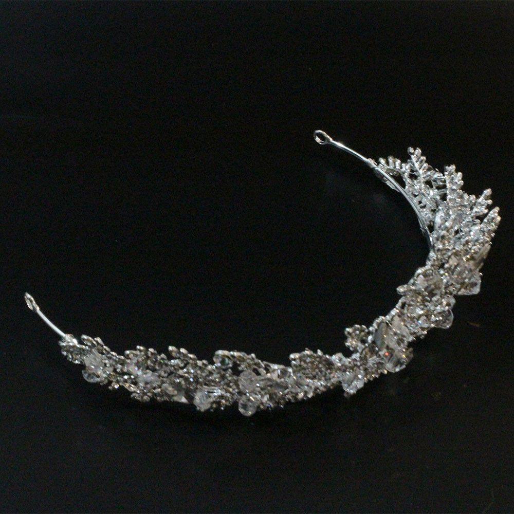 اكسسوار شعر تاج كرستال اكسسوارات شعر متوفر 2 لون