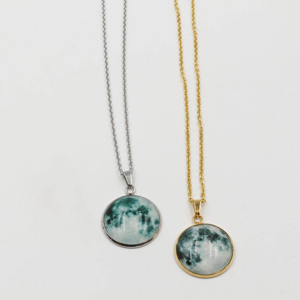 سلسال القمر المضيء كبير سلسال متوفر 2 لون