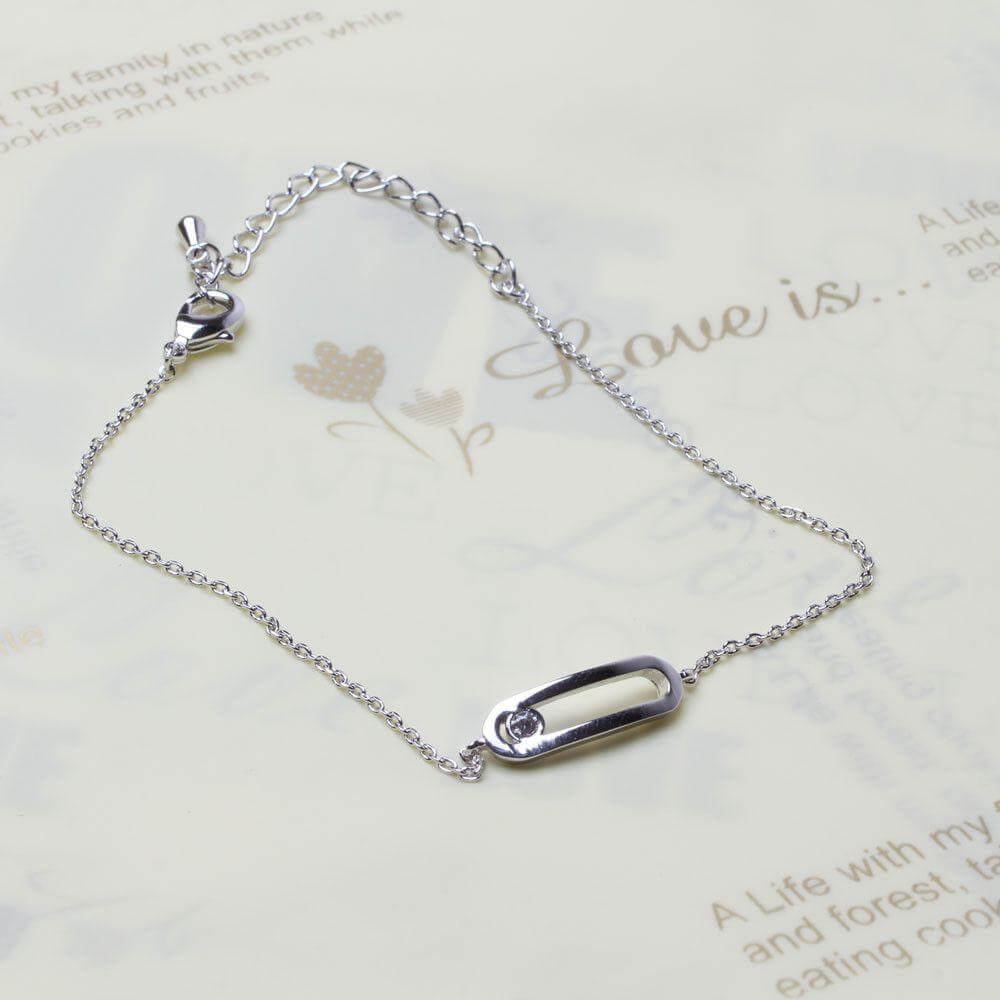 اسواره ميسيكا بقفل messika فضي